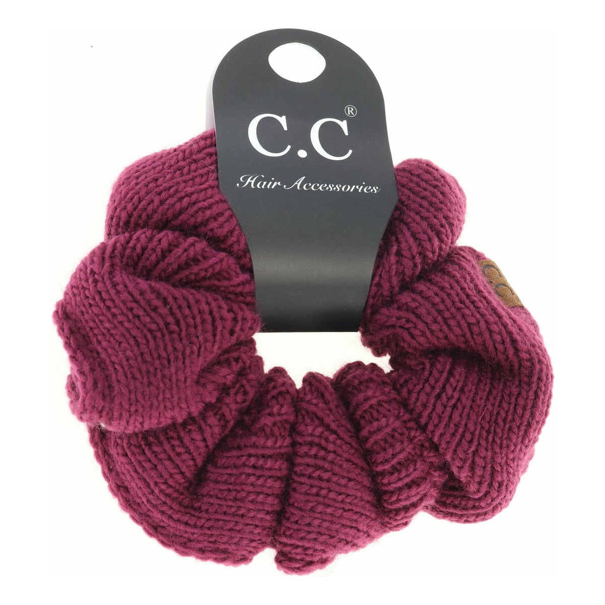 Solid Knit Ponytail C.C Scrunchie SCR04