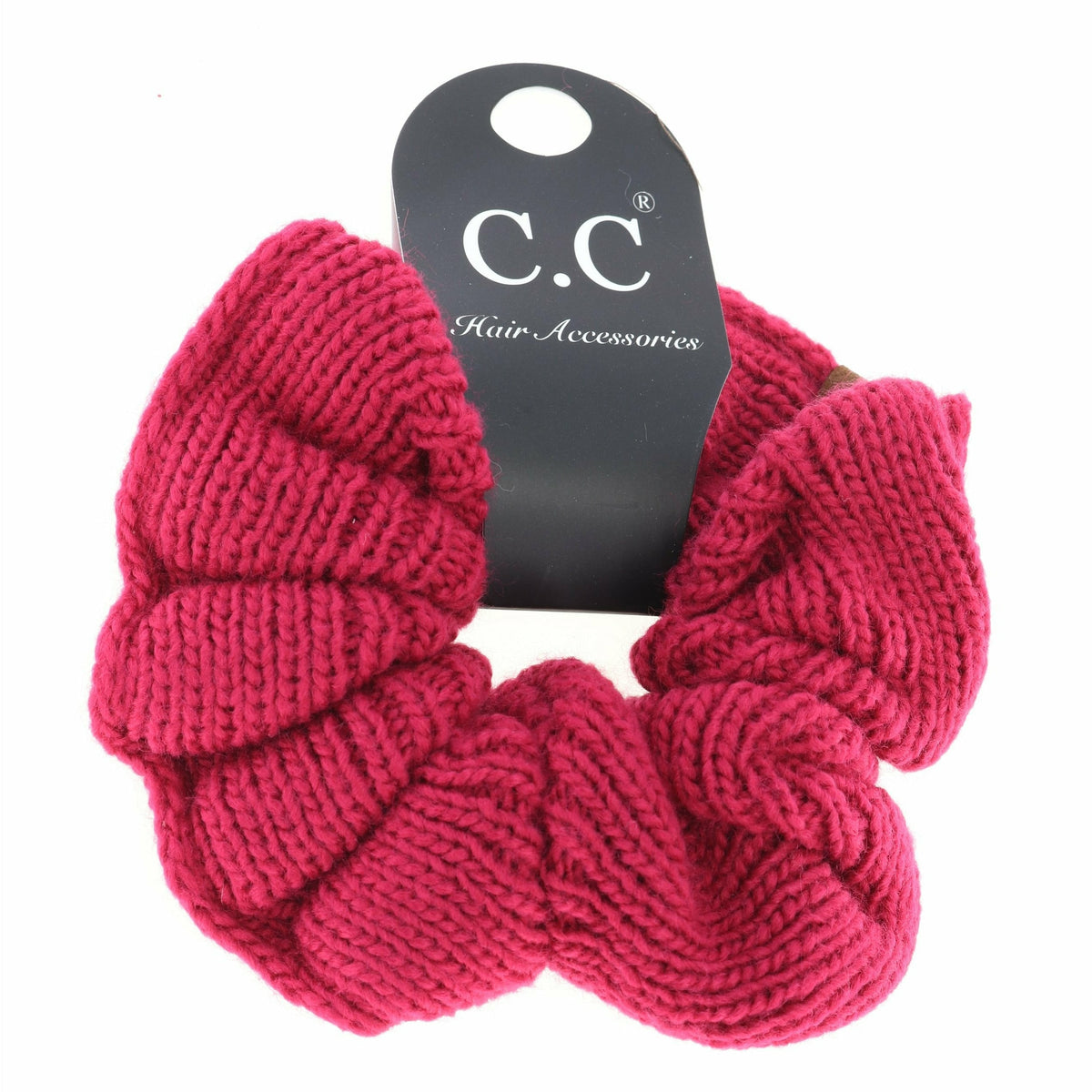 Solid Knit Ponytail C.C Scrunchie SCR04