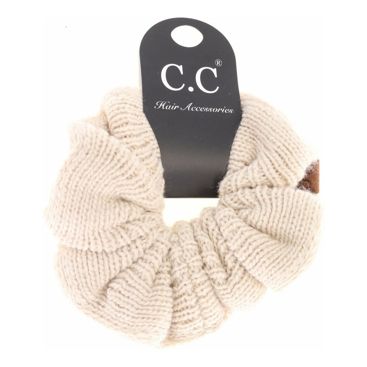 Solid Knit Ponytail C.C Scrunchie SCR04