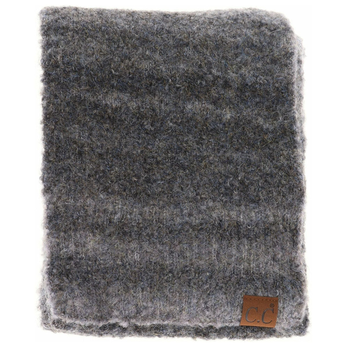 Multi-colored Mohair Oblong C.C Scarf SF2082