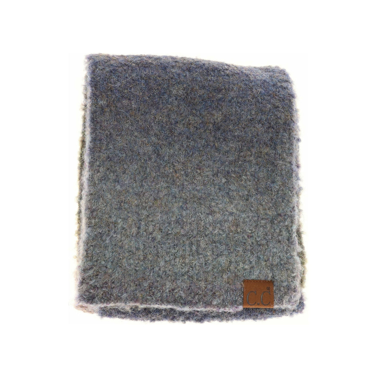 Multi-colored Mohair Oblong C.C Scarf SF2082