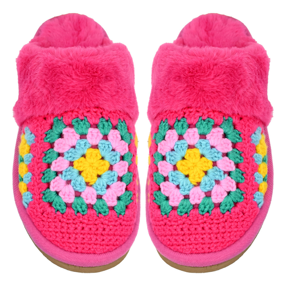 Handmade Crochet C.C Slippers SPE7393