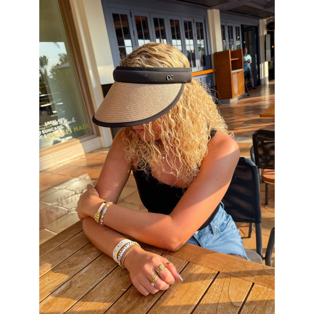 Sequin C.C Visor SVC0037