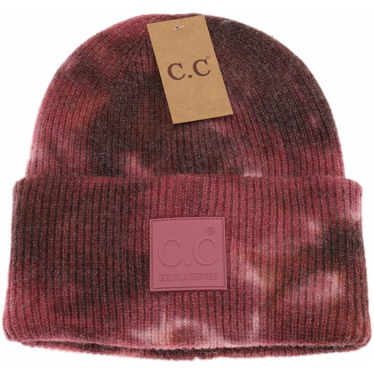 Tie Dye Beanie with Rubber Patch HAT7380
