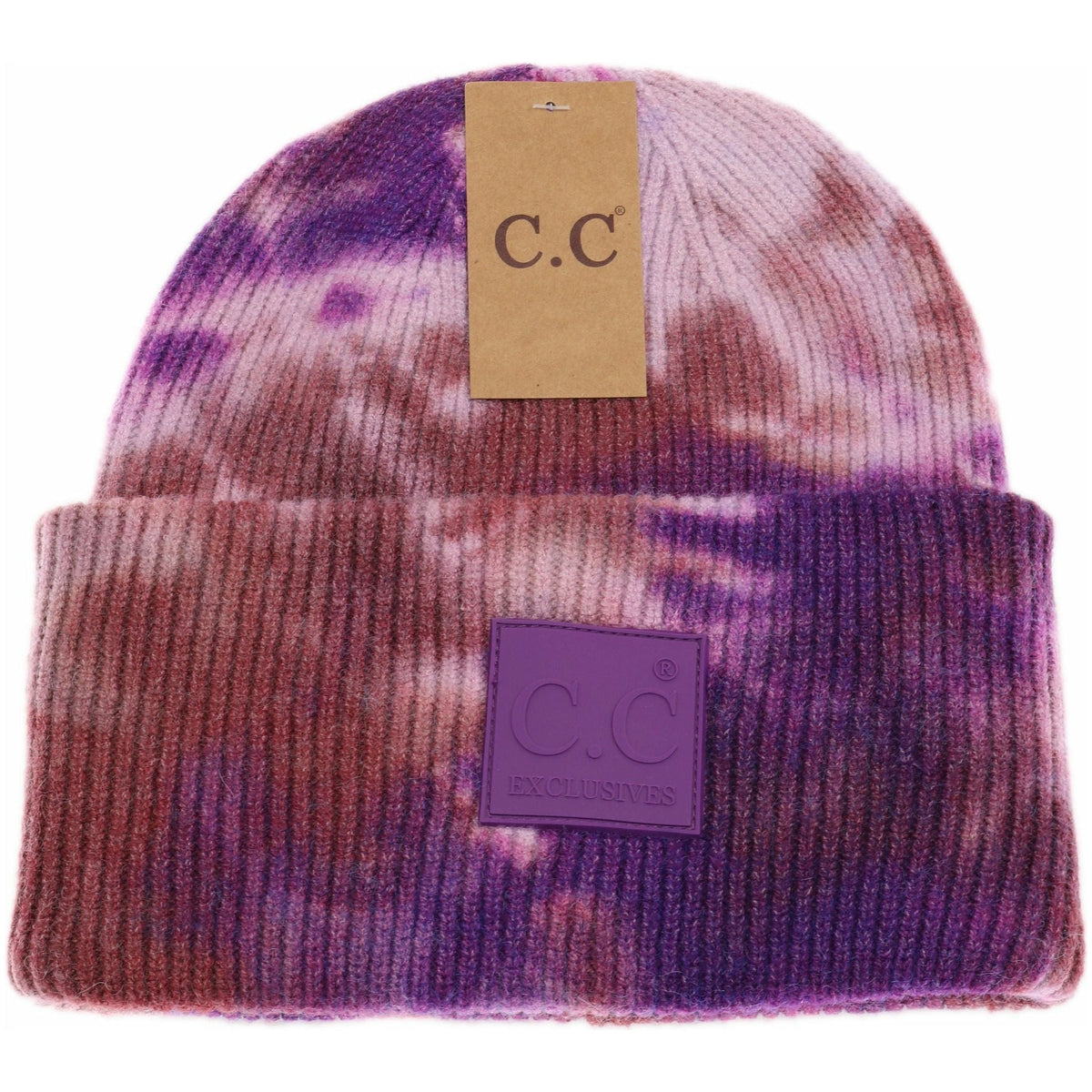 Tie Dye Beanie with Rubber Patch HAT7380