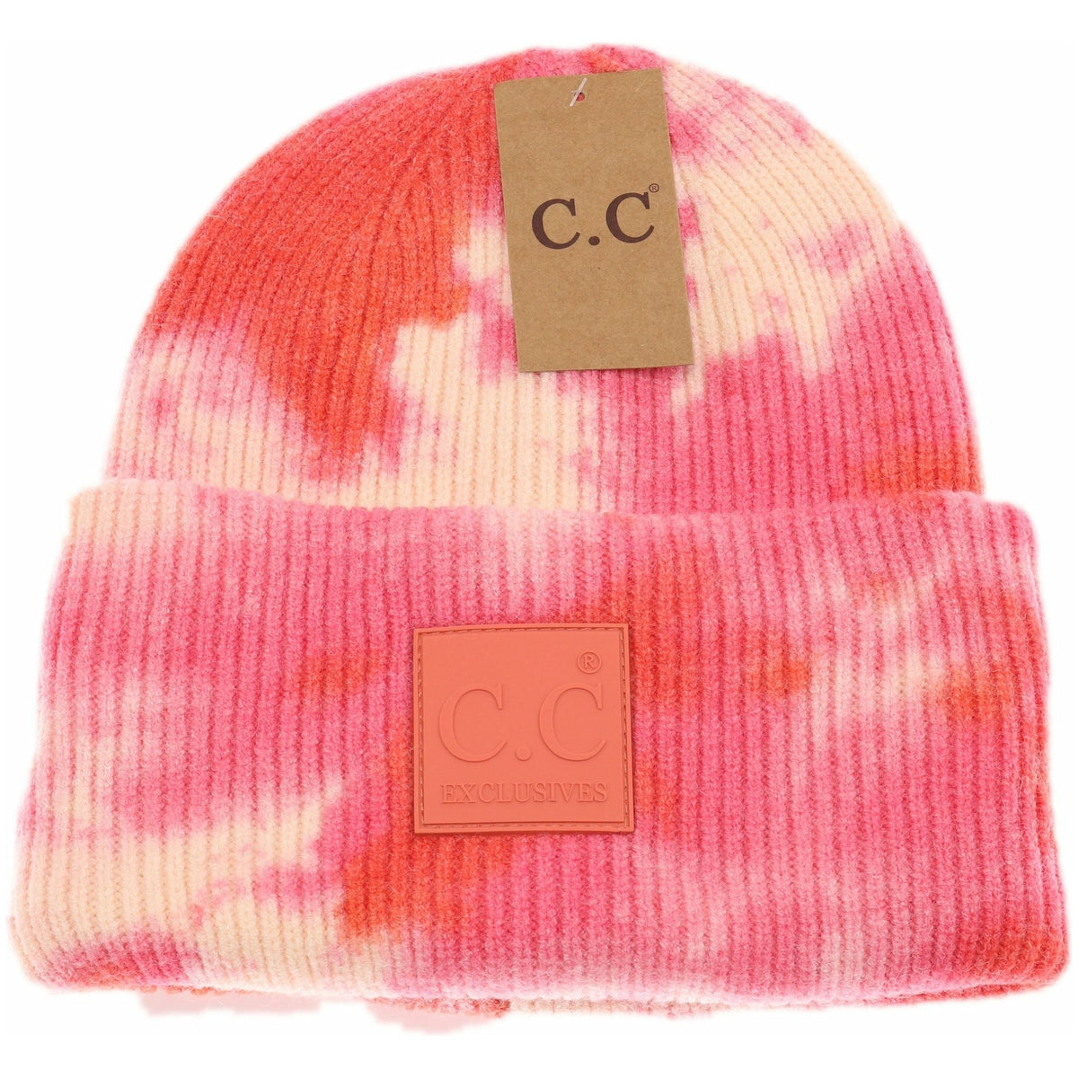 Tie Dye Beanie with Rubber Patch HAT7380