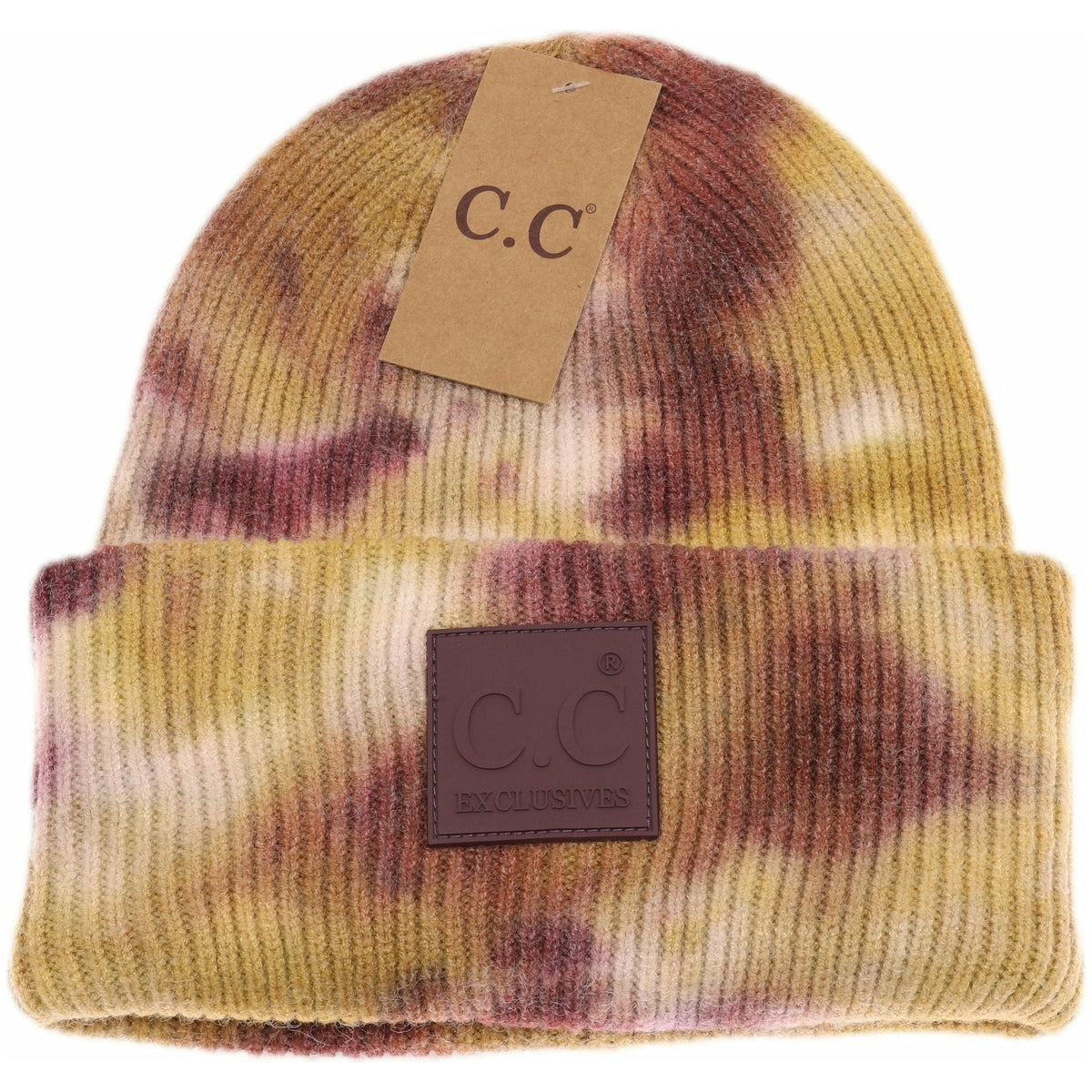 Tie Dye Beanie with Rubber Patch HAT7380