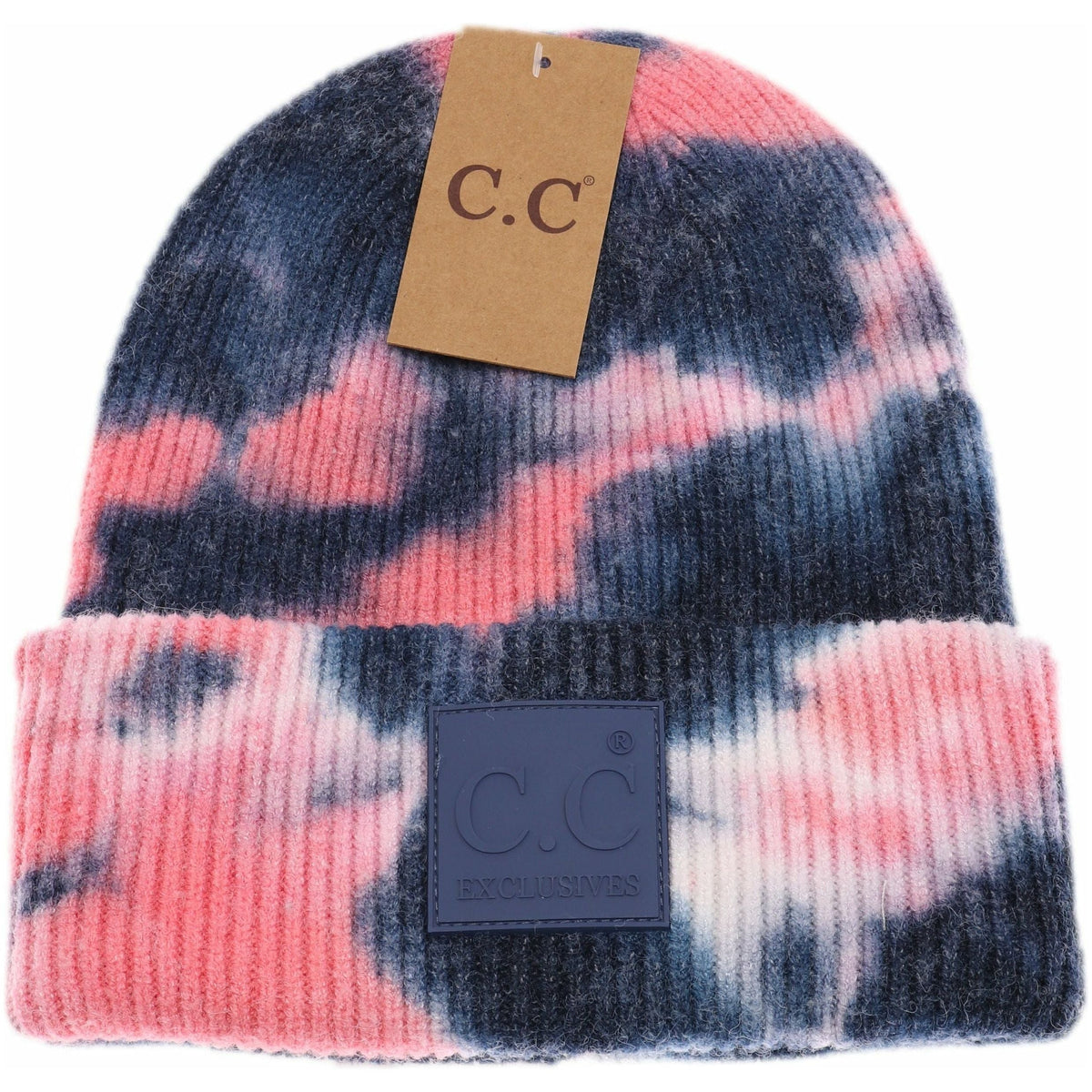 Tie Dye Beanie with Rubber Patch HAT7380