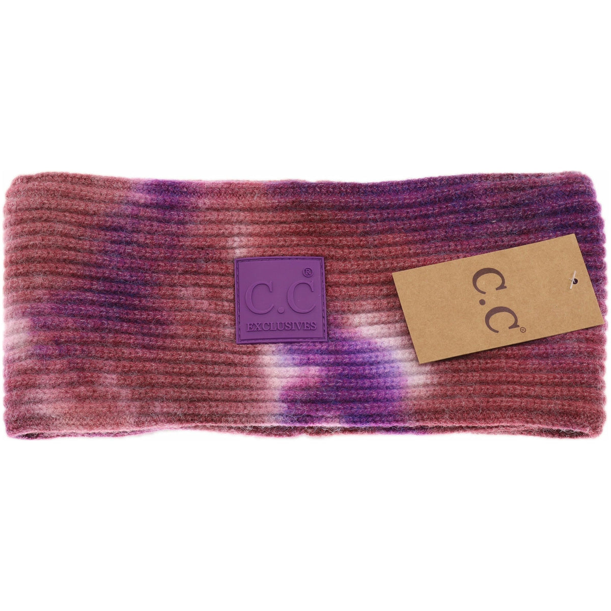 Tie Dye Head Wrap with Rubber Patch HW7380