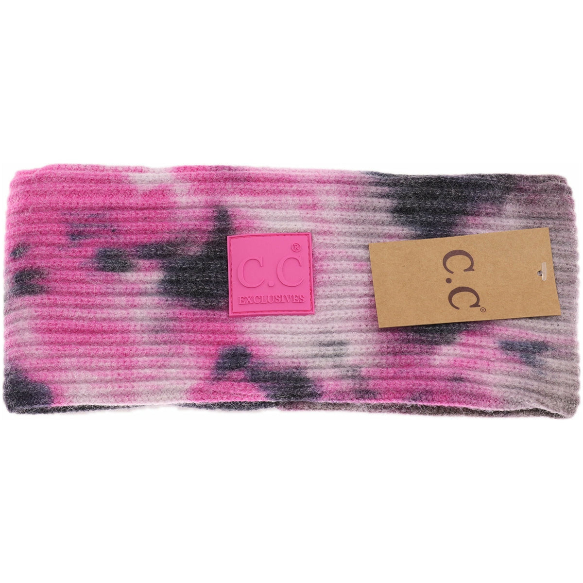 Tie Dye Head Wrap with Rubber Patch HW7380