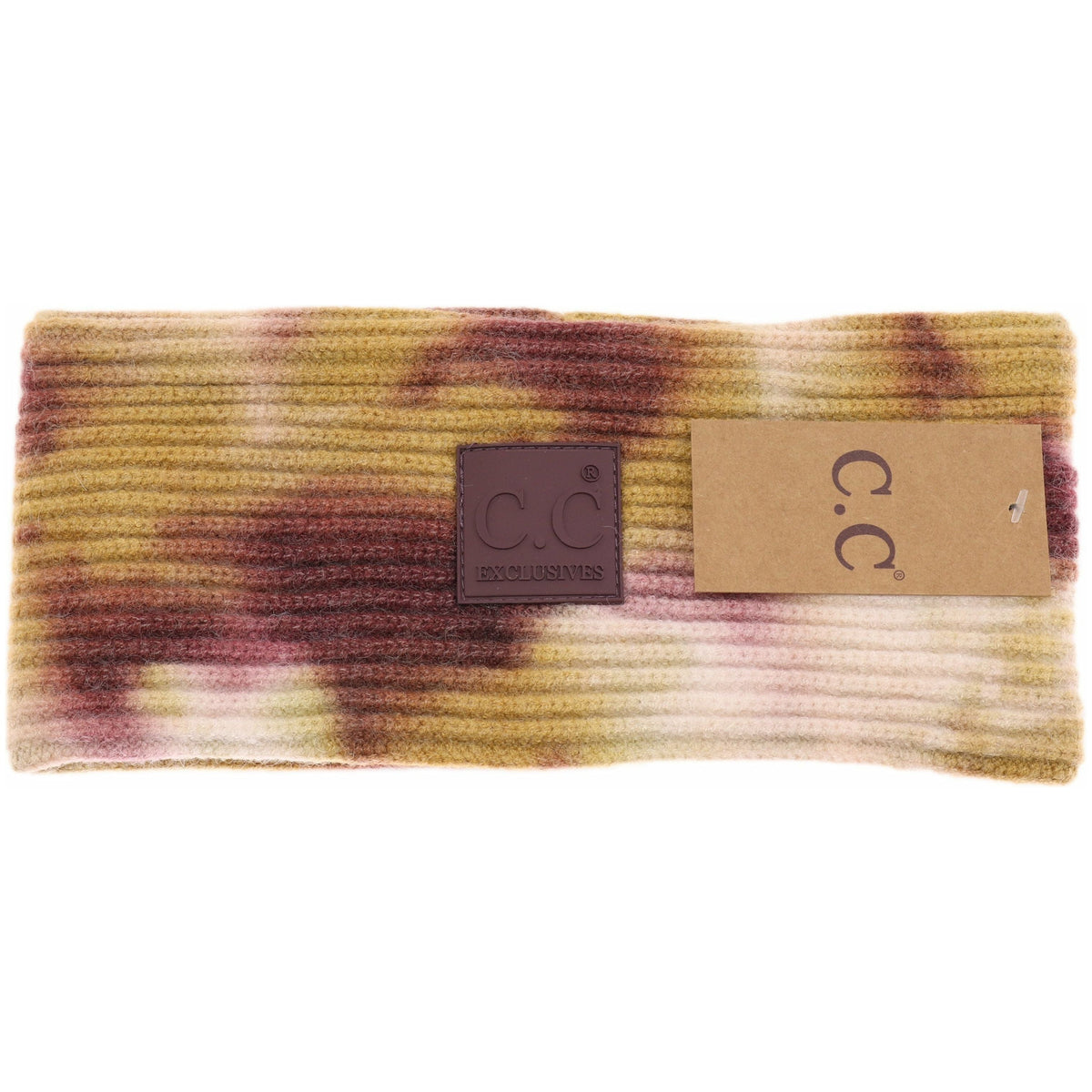 Tie Dye Head Wrap with Rubber Patch HW7380