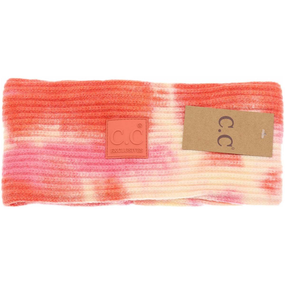 Tie Dye Head Wrap with Rubber Patch HW7380