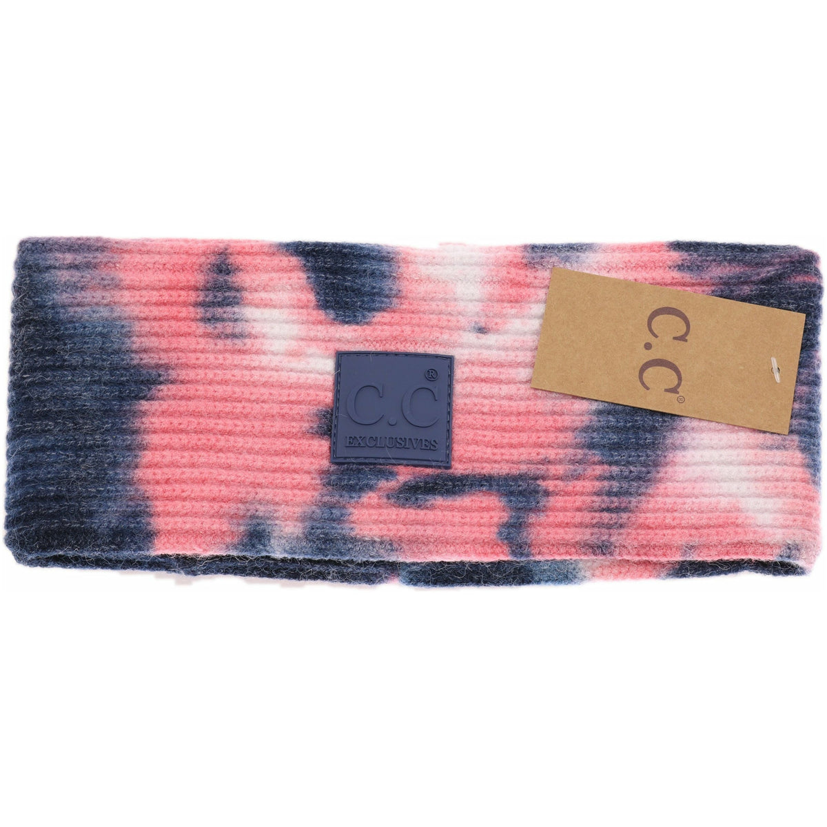 Tie Dye Head Wrap with Rubber Patch HW7380