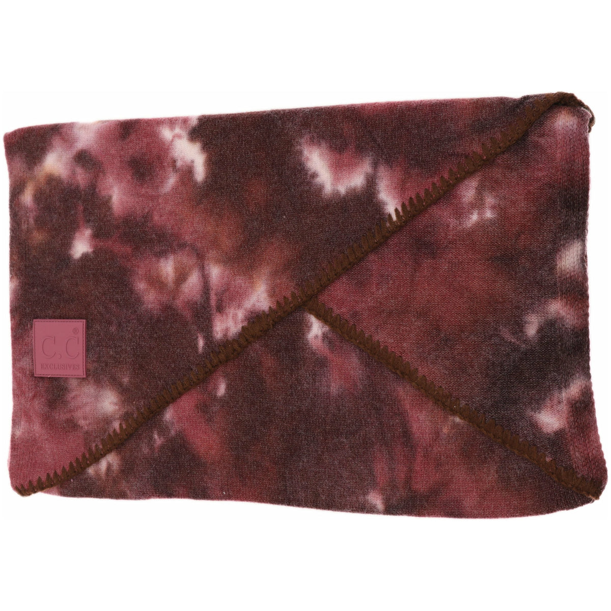 Tie Dye Scarf with Rubber Patch SF7380