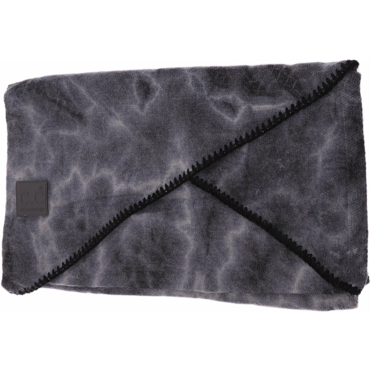 Tie Dye Scarf with Rubber Patch SF7380