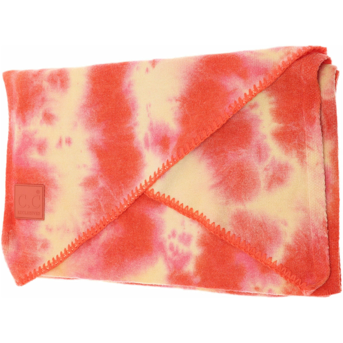 Tie Dye Scarf with Rubber Patch SF7380