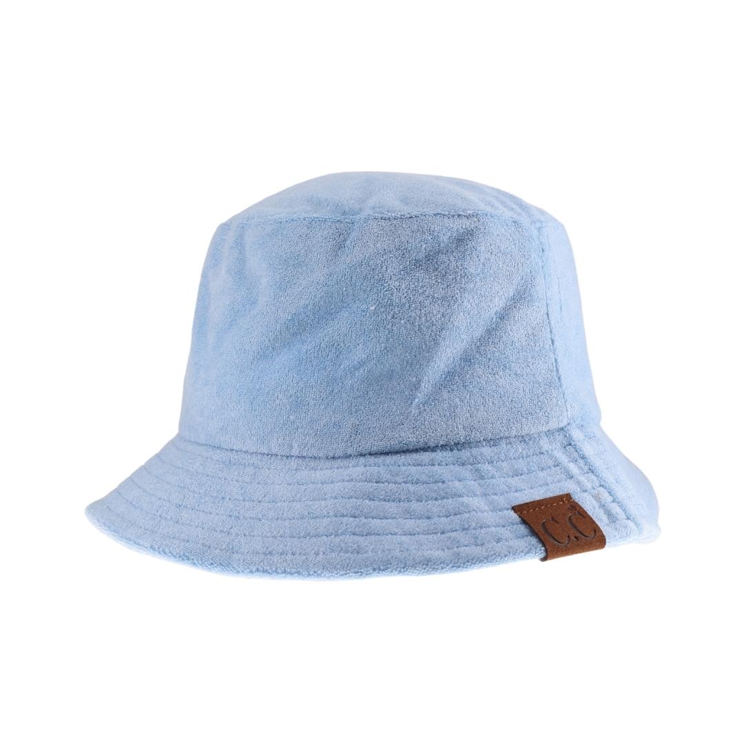 Solid Terry Cloth C.C Bucket Hat BK006