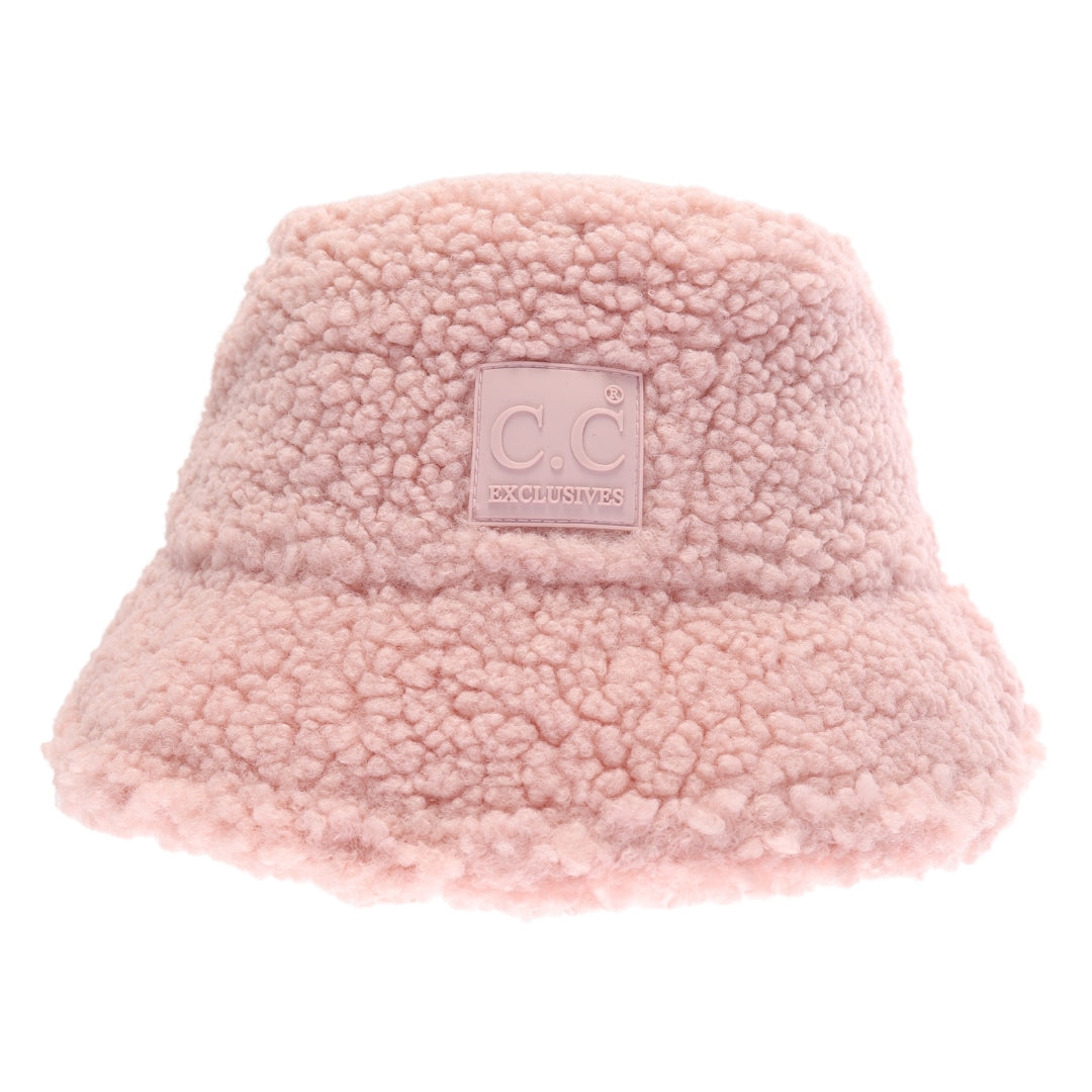 Sherpa Bucket Hat with Rubber Patch KP008