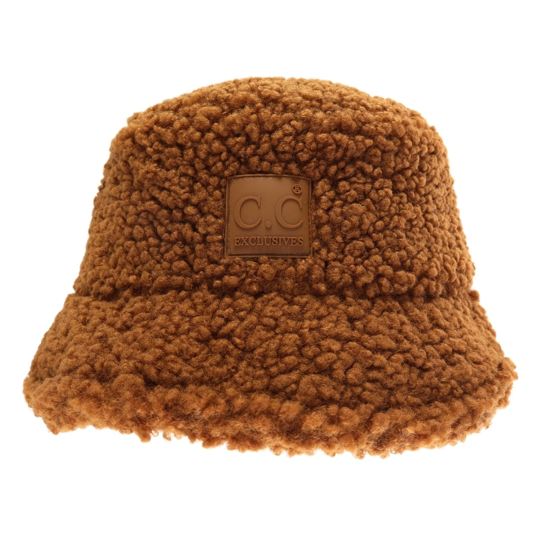 Sherpa Bucket Hat with Rubber Patch KP008