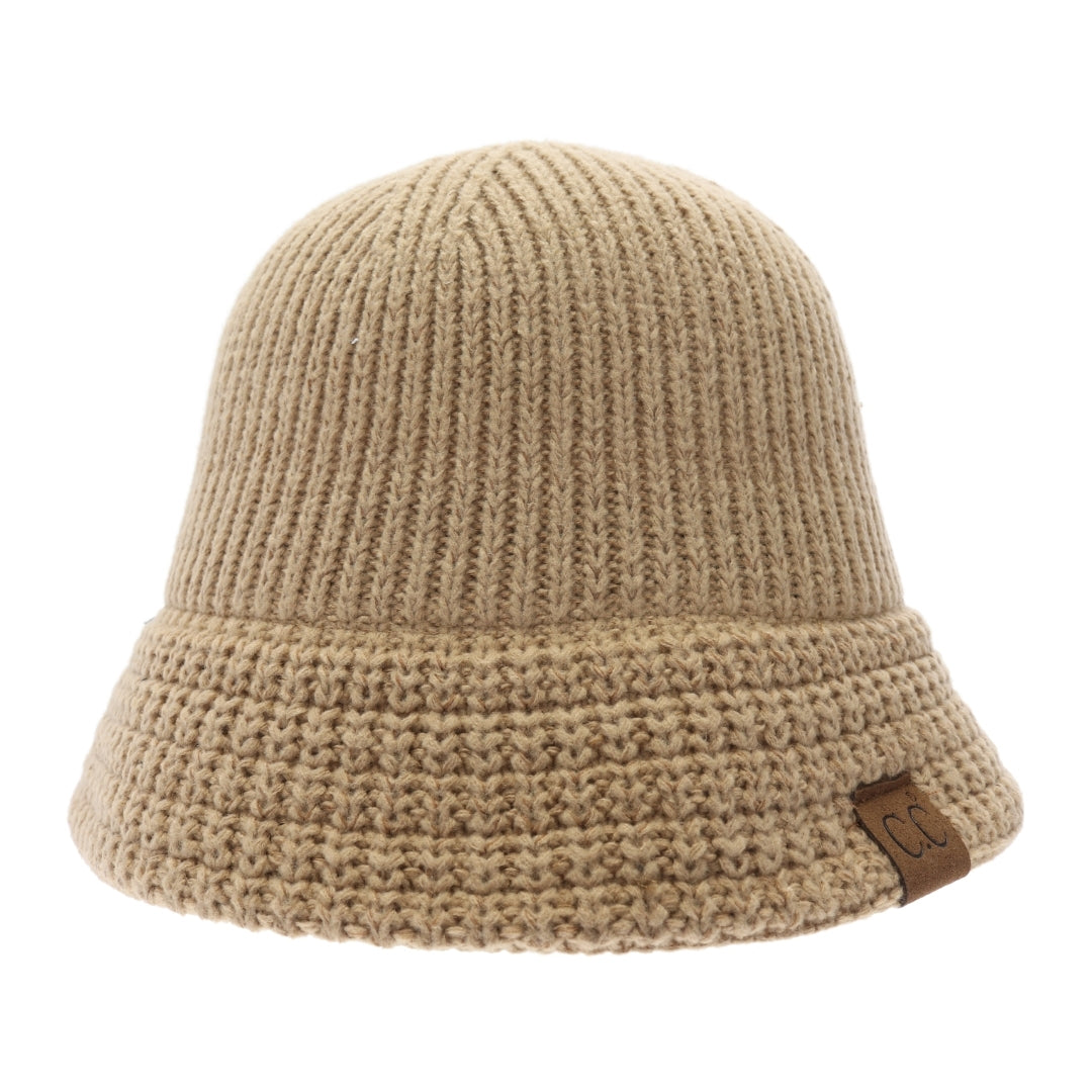 Knitted Cloche C.C Bucket Hat BK3823