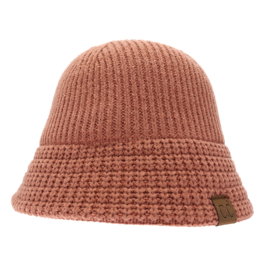 Knitted Cloche C.C Bucket Hat BK3823