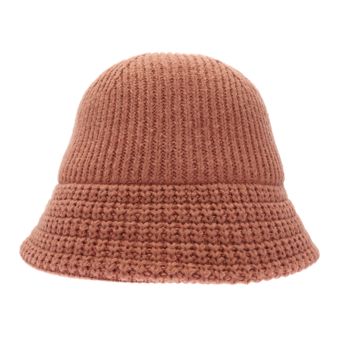 Knitted Cloche C.C Bucket Hat BK3823