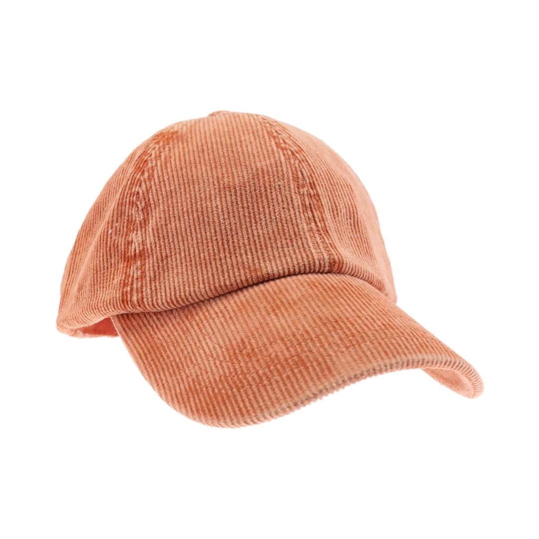 Stonewashed Corduroy Criss Cross High Pony C.C Ball Cap BT1014