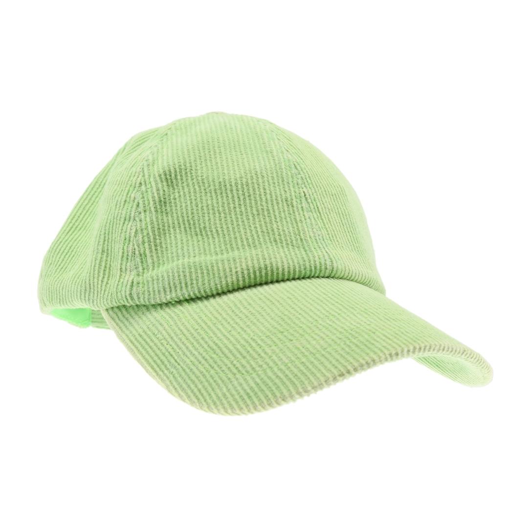 Stonewashed Corduroy Criss Cross High Pony C.C Ball Cap BT1014