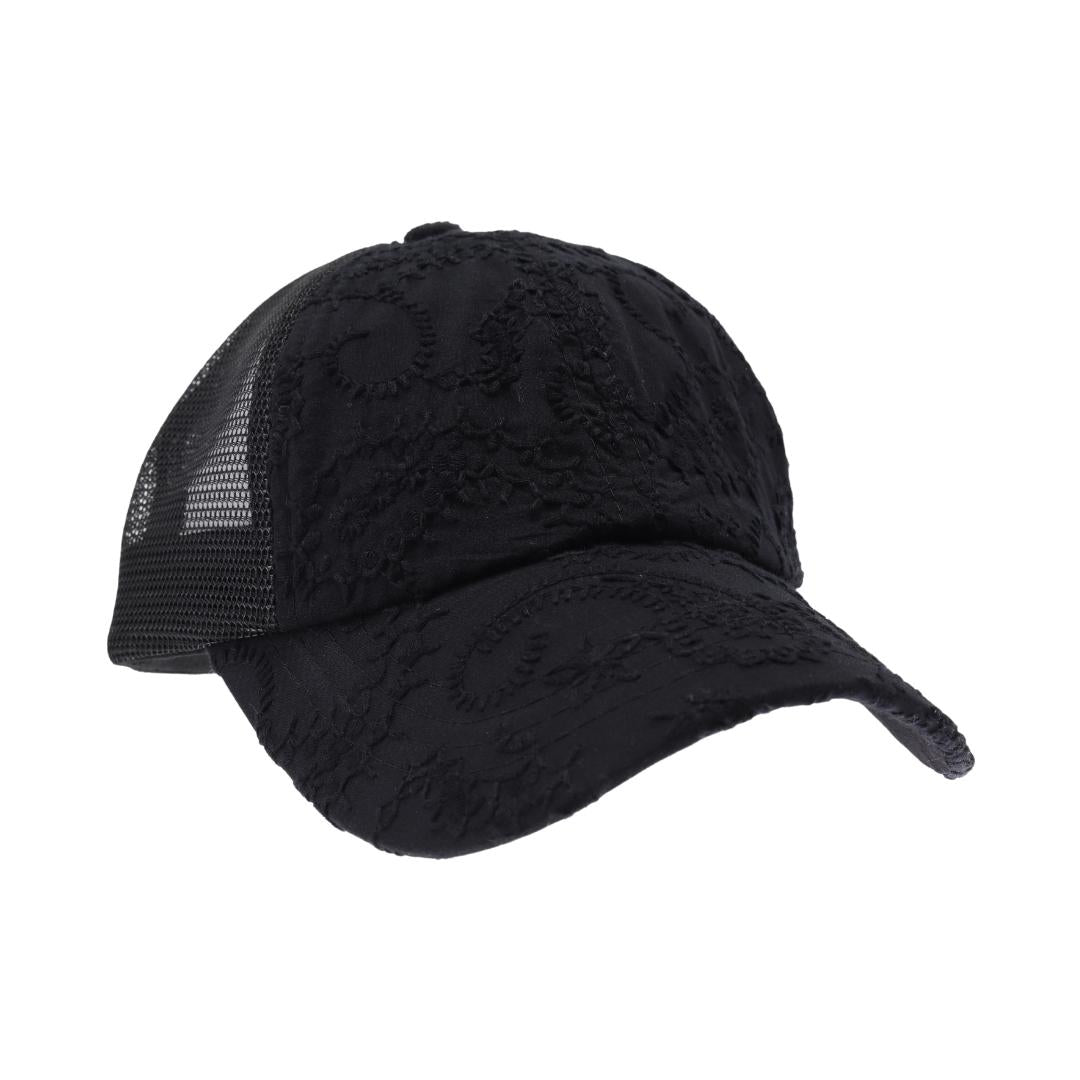 Embroidery Stitch Criss Cross High Pony C.C Ball Cap BT1013