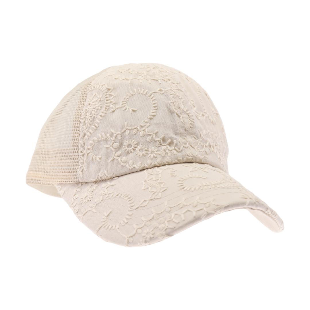 Embroidery Stitch Criss Cross High Pony C.C Ball Cap BT1013