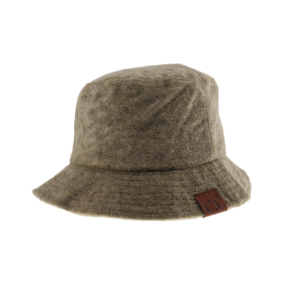 Solid Terry Cloth C.C Bucket Hat BK006