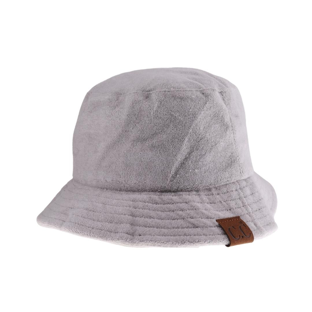 Solid Terry Cloth C.C Bucket Hat BK006