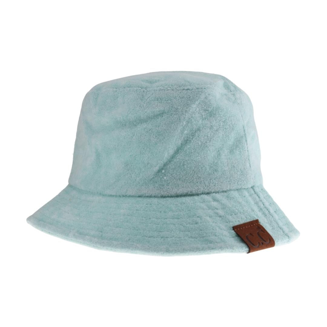 Solid Terry Cloth C.C Bucket Hat BK006