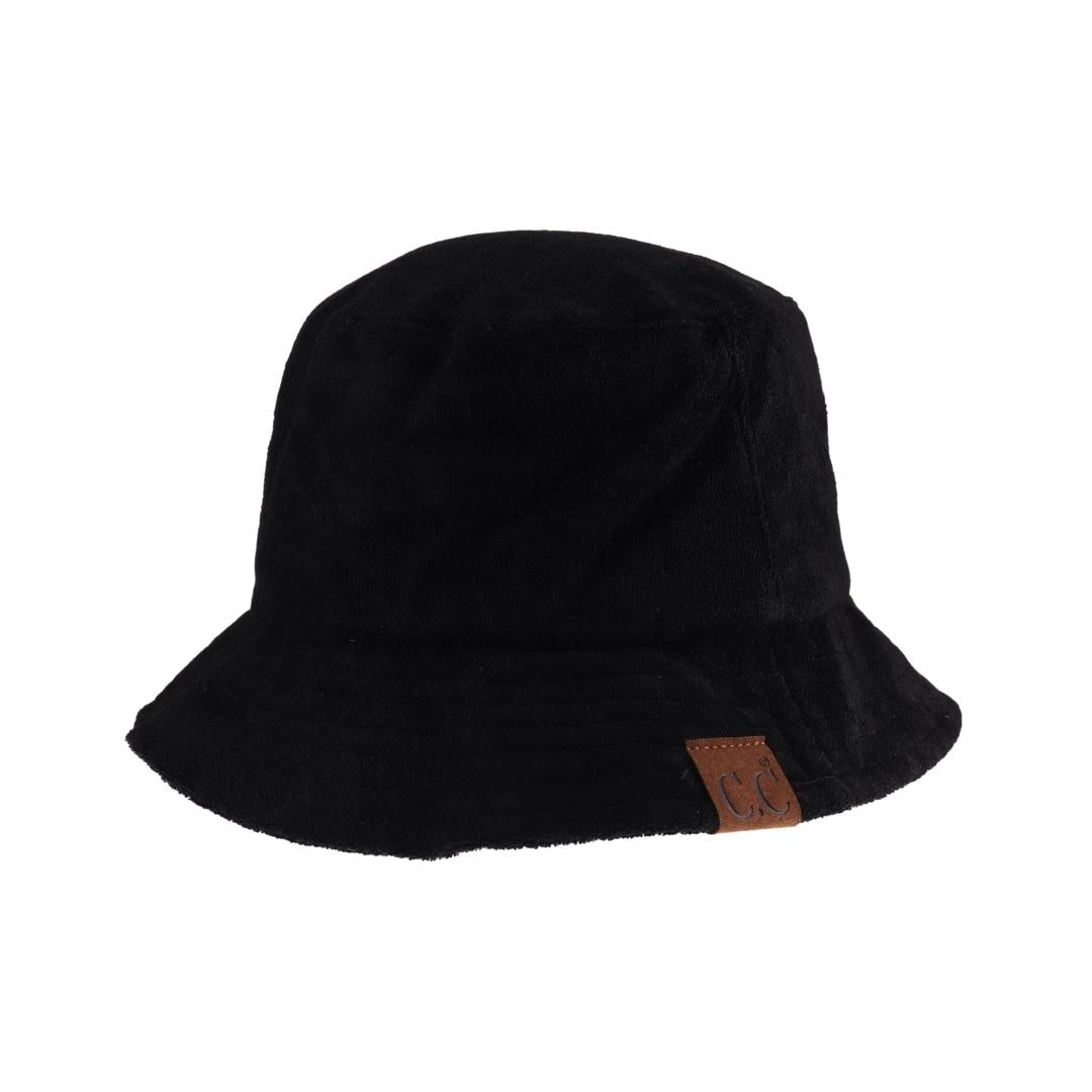 Solid Terry Cloth C.C Bucket Hat BK006