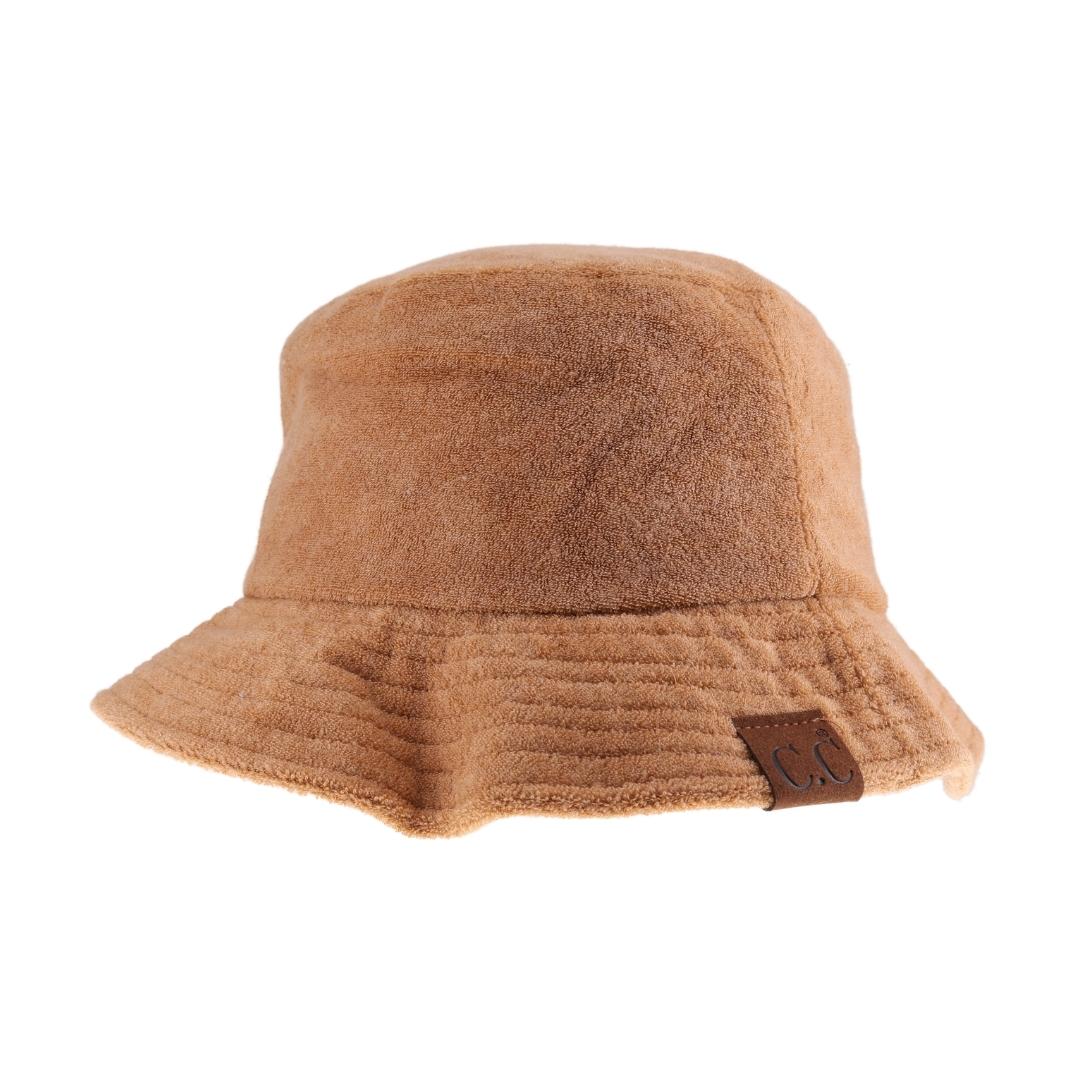 Solid Terry Cloth C.C Bucket Hat BK006