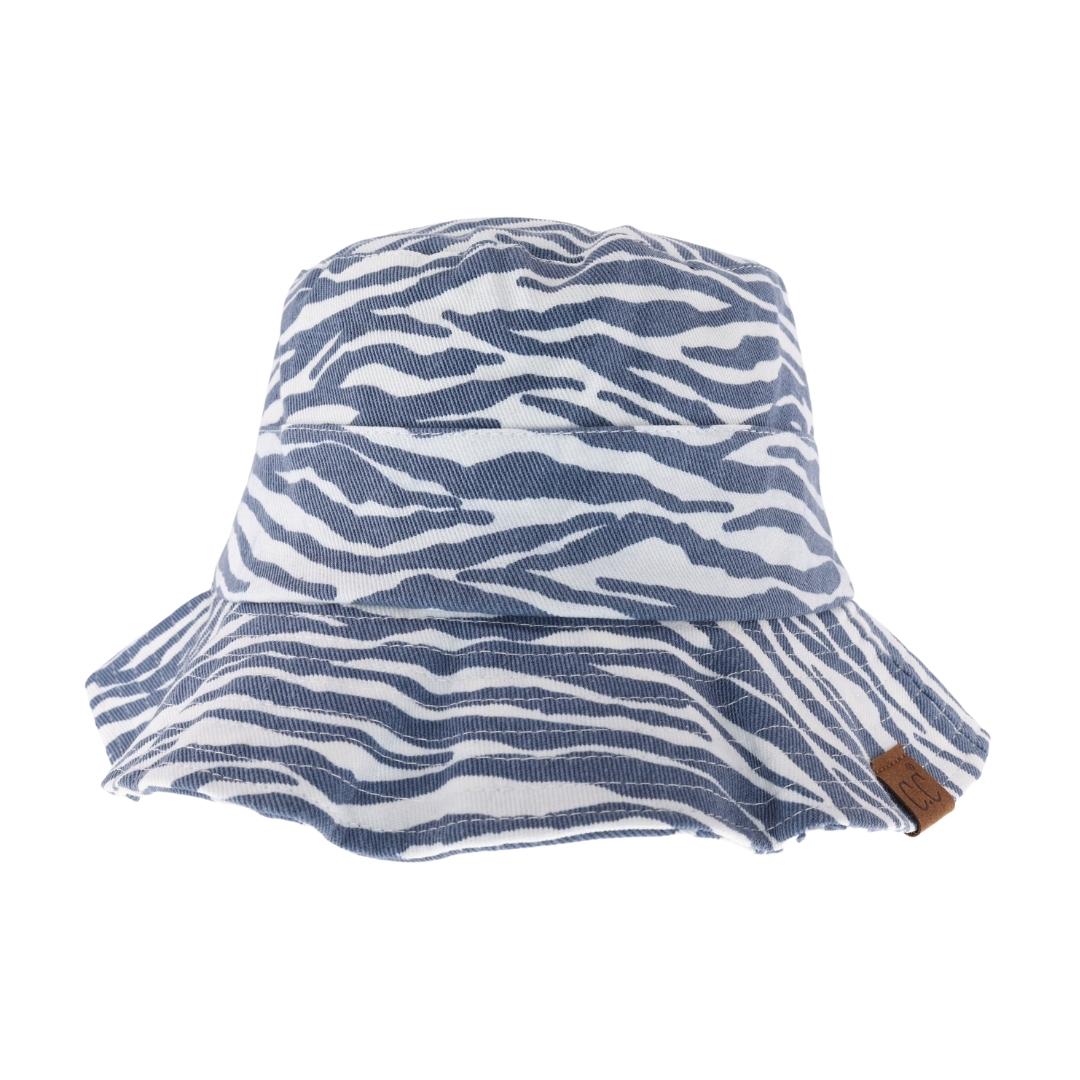 Zebra Print C.C Bucket Hat BK3923