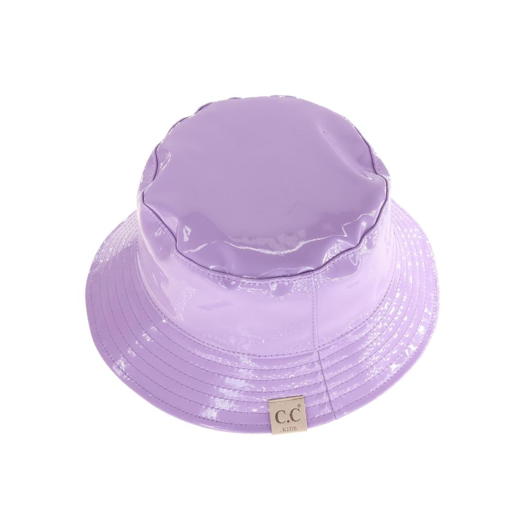 Kids Shiny Rain Bucket C. C Hat KIDS2182