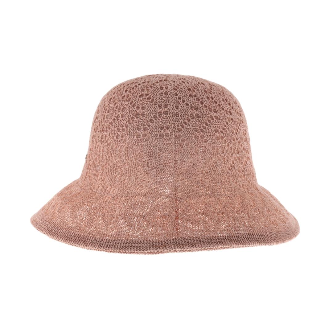 Reversible Fancy Eyelet Patterned C.C Cloche Hat KB001