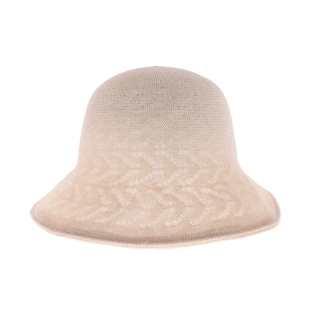 Reversible Fancy Eyelet Patterned C.C Cloche Hat KB001