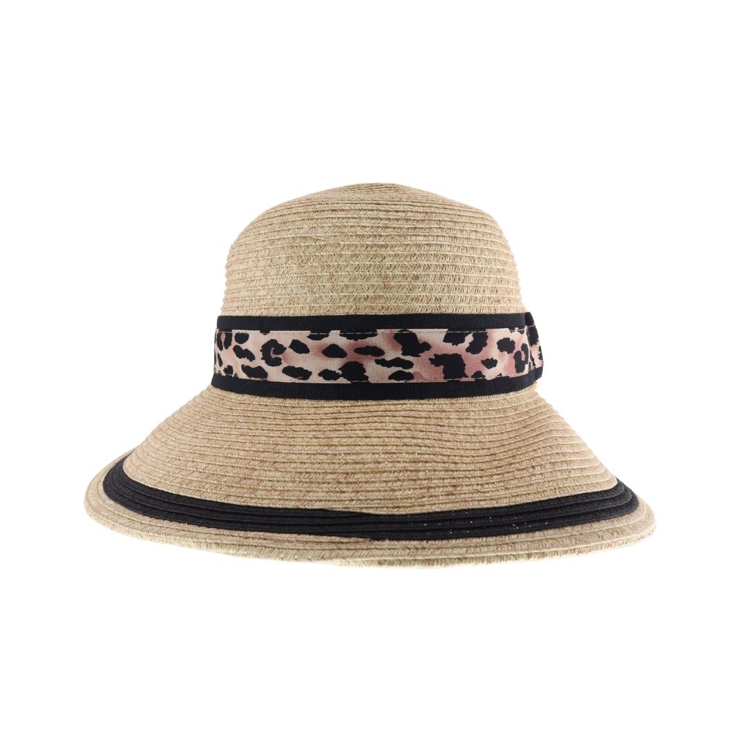 Leopard O-Ring Print C.C Sun Hat ST1009