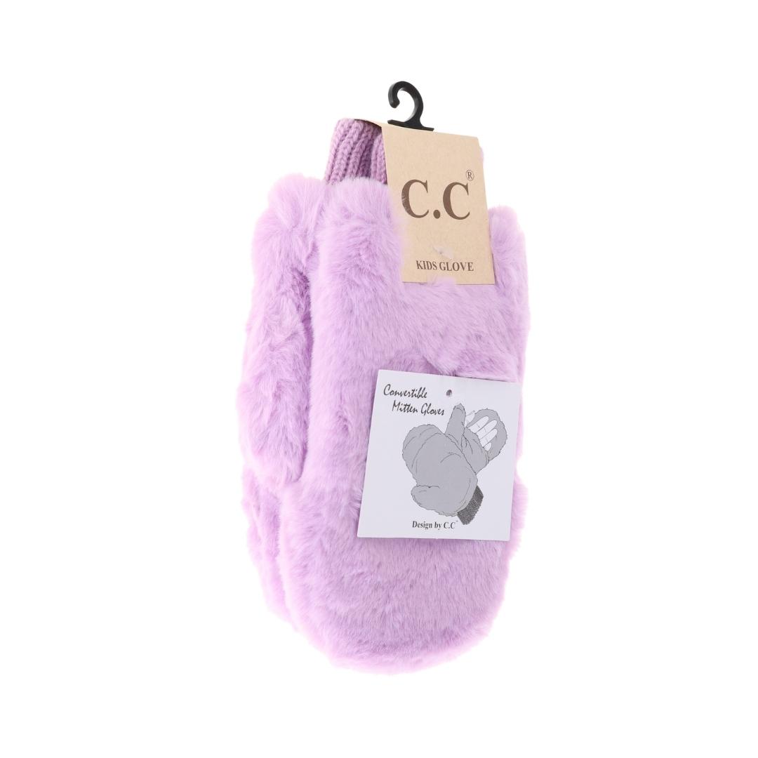 KIDS Faux Fur Mittens KIDSMT715