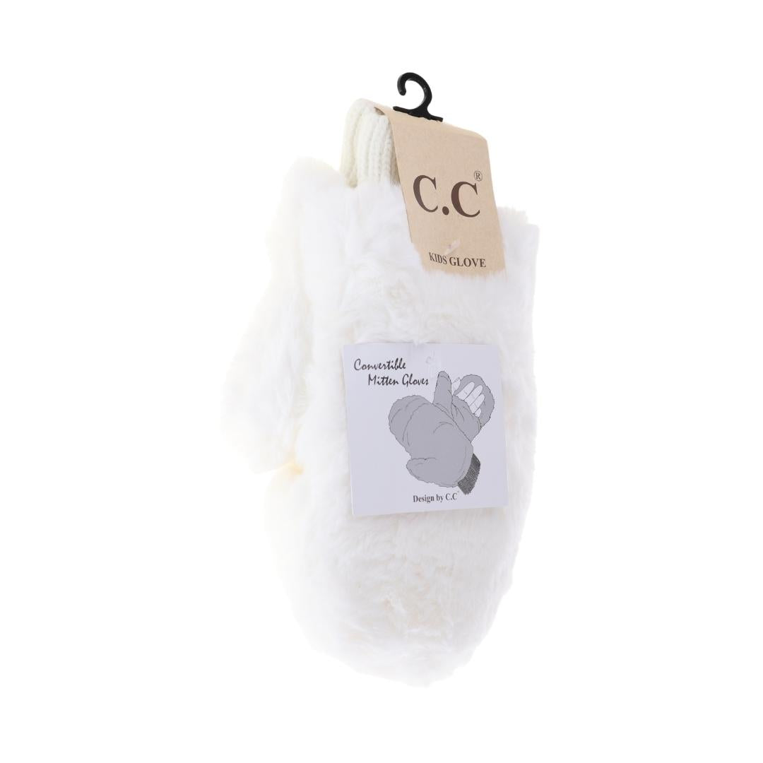 KIDS Faux Fur Mittens KIDSMT715