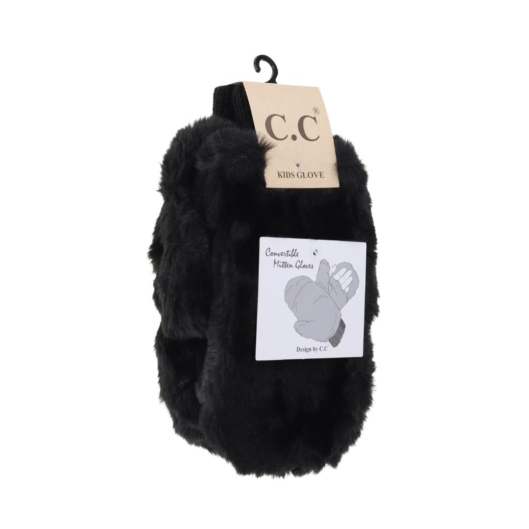 KIDS Faux Fur Mittens KIDSMT715