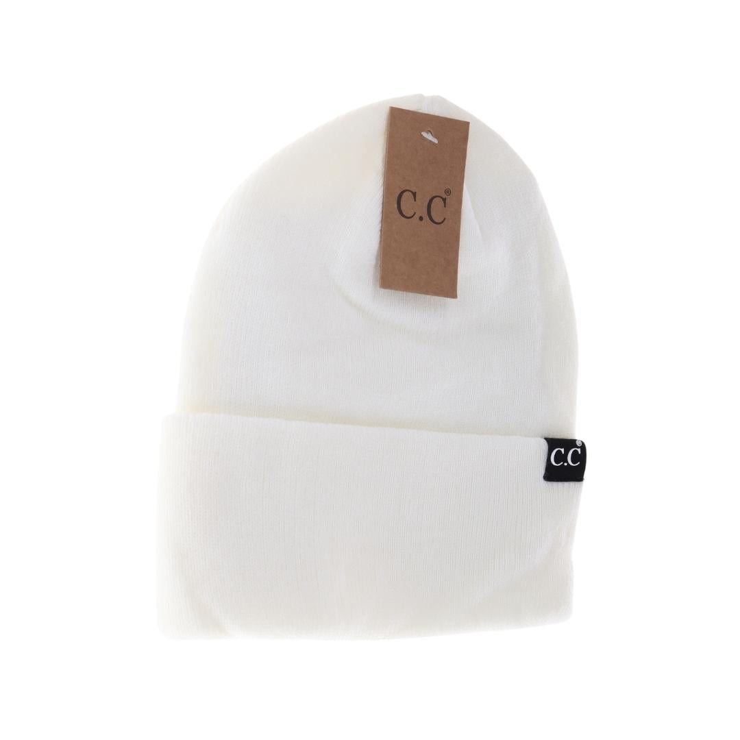 Unisex Wide Cuff C.C Beanie HTM15