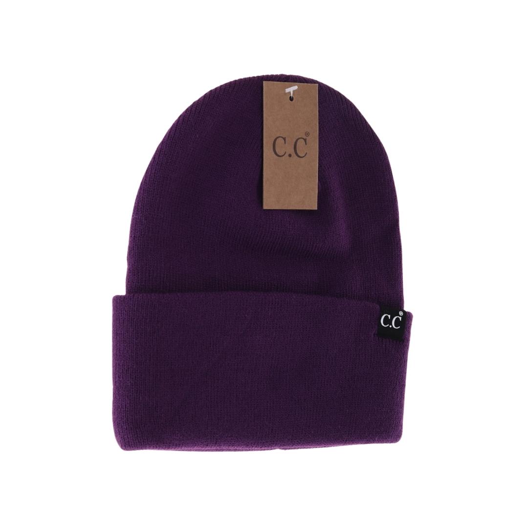 Unisex Wide Cuff C.C Beanie HTM15