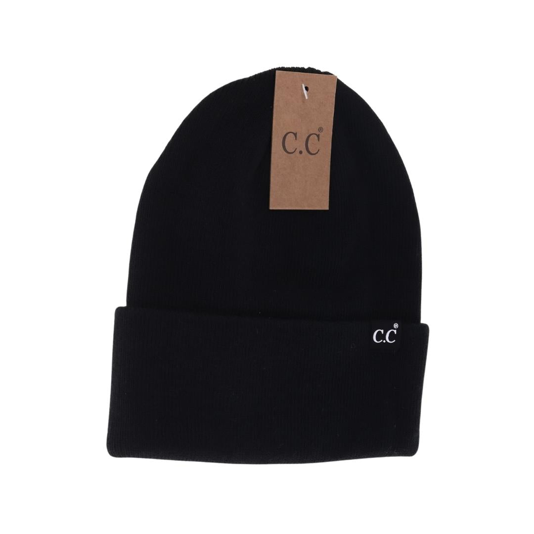 Unisex Wide Cuff C.C Beanie HTM15