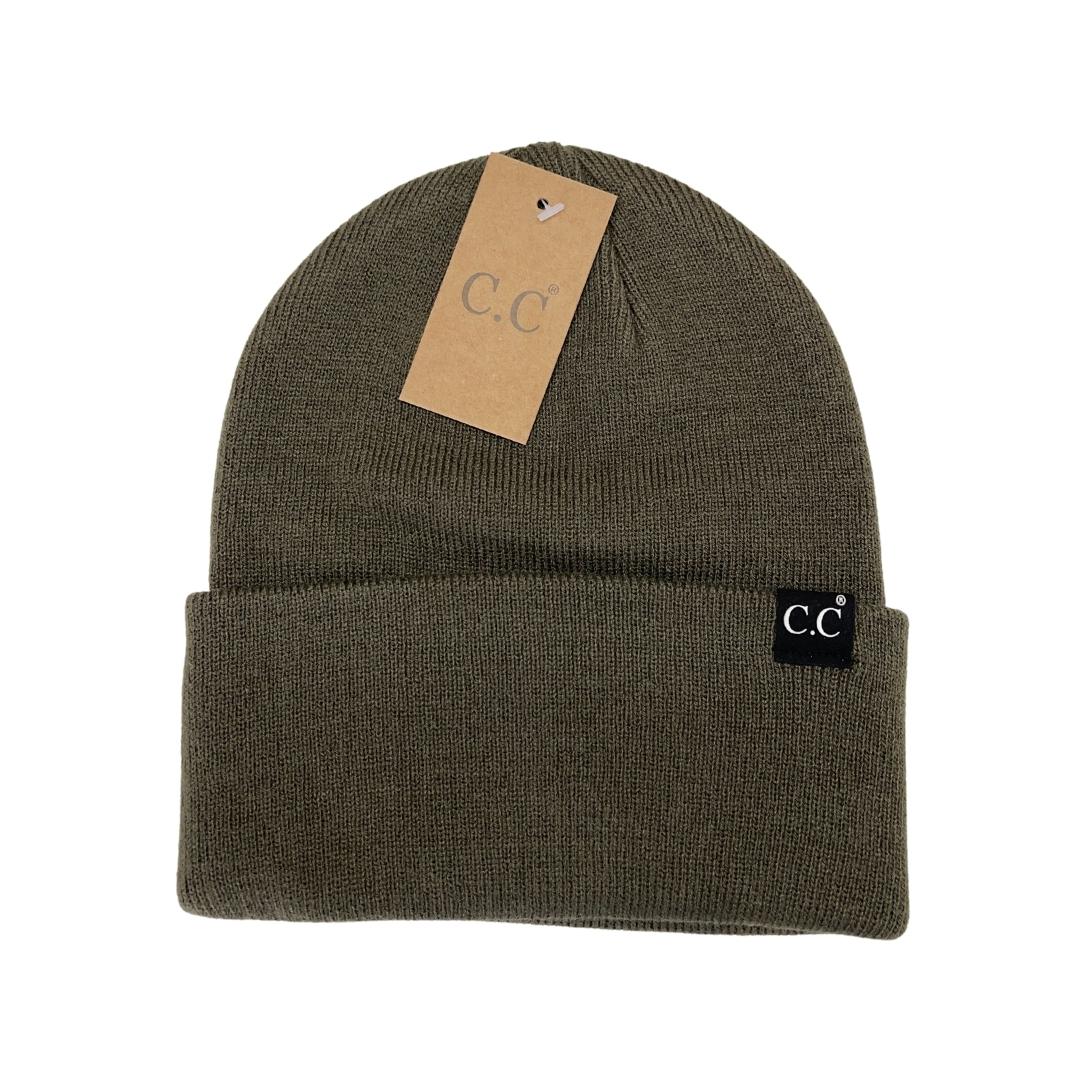 Unisex Wide Cuff C.C Beanie HTM15