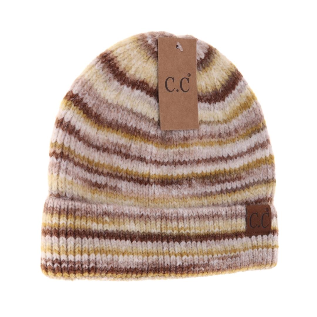 Small Stripe C.C Beanie HAT4007