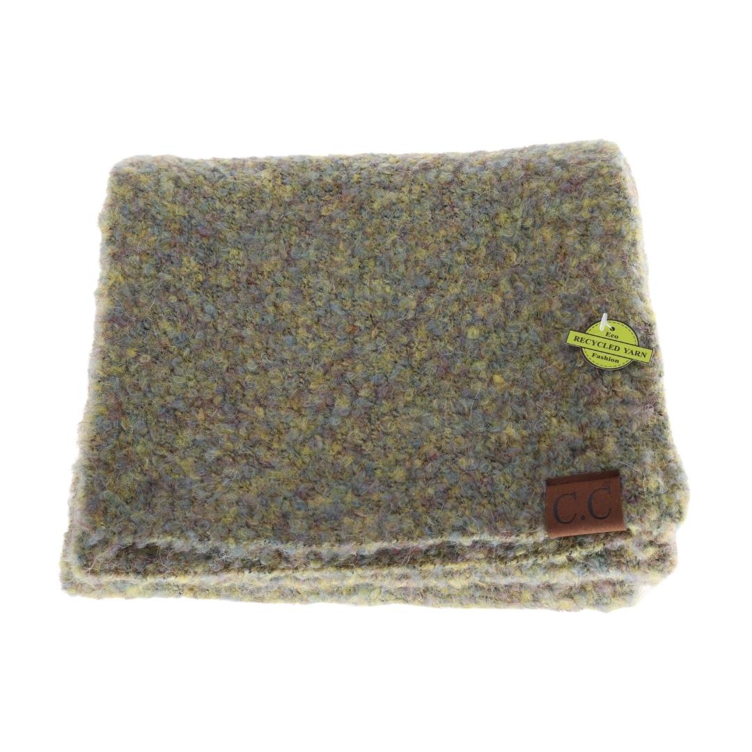 Mixed Tone Boucle C.C Scarf SF4010