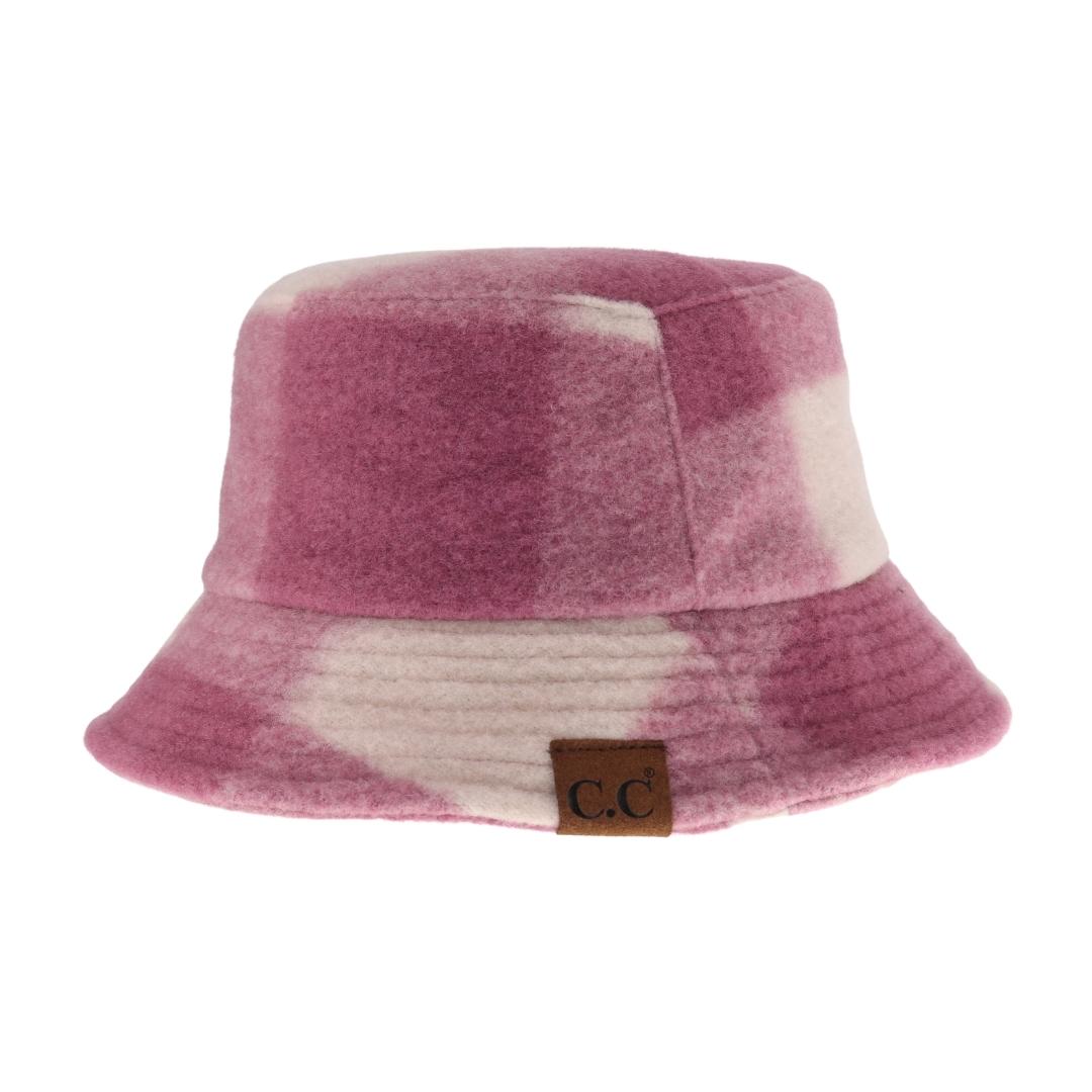 Plaid C.C Bucket Hat BK4037